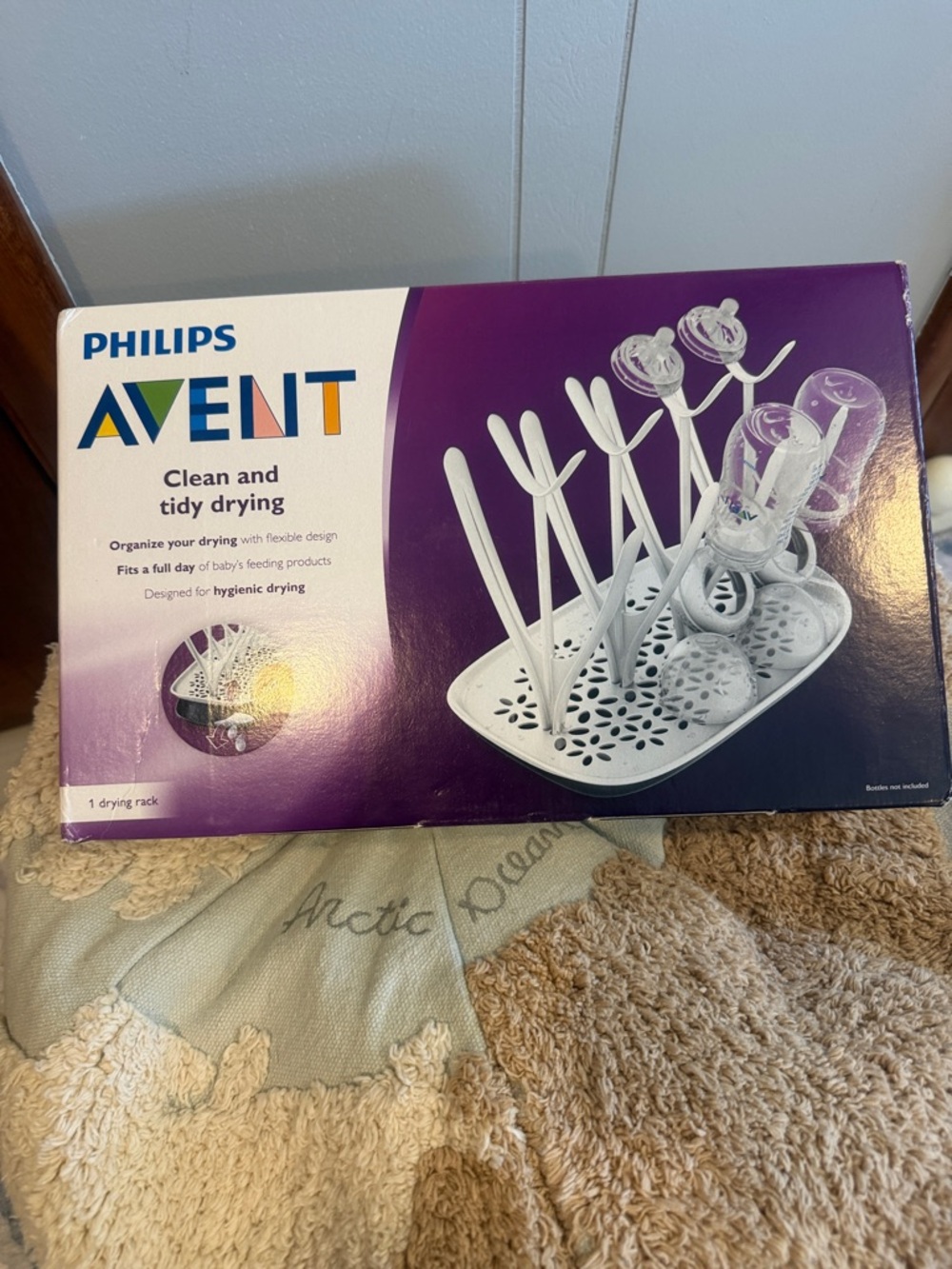 Philips AVENT White Bottle Drying Rack - Clean and Tidy Drying